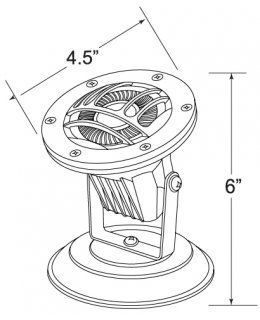 Encore LEDUL-57-LED-6W  Underwater Light 